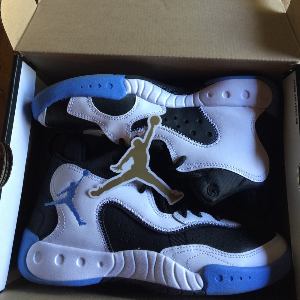 COPY - Blue jordans